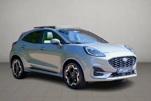 Ford Puma 1.0 EcoBoost Hybrid 155pk Aut. ST-Line X | Nieuw Model ! | Adaptive Cruise | 360° Camera | Panoramadak | Elektrische Achterklep | Trekhaak | Winter Pakket