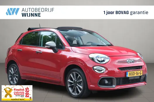Fiat 500X 1.5 Hybrid 130pk DCT7 Sport Cabrio | Navi | App Connect | Climate | Camera | Blind Spot | PDC | Elektrisch Vouwdak