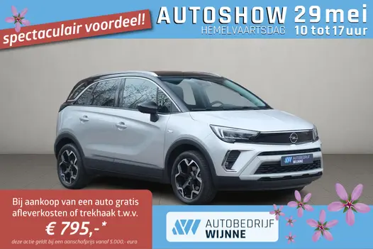 Opel Crossland 1.2 Turbo 110pk Ultimate | Navi | App Connect | Climate | Camera | Keyless | Blind Spot | PDC