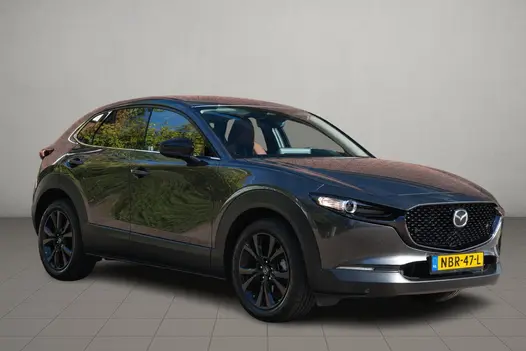 Mazda CX-30 2.5 e-SkyActiv-G M Hybrid 140pk Aut. Nagisa - Head-up display - Bose - Adaptieve cruise - Achteruitrijcamera - Dodehoekdetectie - Stoelverwarming - Elektrische achterklep - Keyless