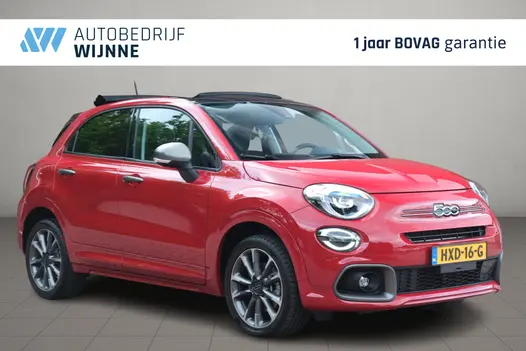 Fiat 500X 1.5 Hybrid 130pk DCT7 Sport Cabrio | Navi | App Connect | Climate | Camera | Blind Spot | PDC | Elektrisch Vouwdak