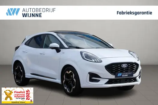 Ford Puma 1.0 EcoBoost Hybrid 155pk Aut. ST-Line X | Nieuw Model ! | Adaptive Cruise | 360° Camera | Panoramadak | Elektrische Achterklep | Trekhaak | Winter Pakket