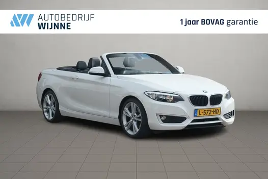 BMW 2 Serie 220i 184pk Cabrio Business | Navi | Climate | Cruise | Stoelverwarming | Leder | PDC